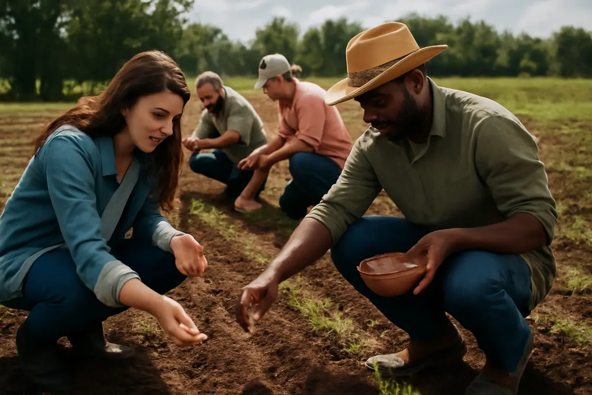 Pratiche di semina partecipativa: come coinvolgere la comunità locale e ottenere campi più resilienti