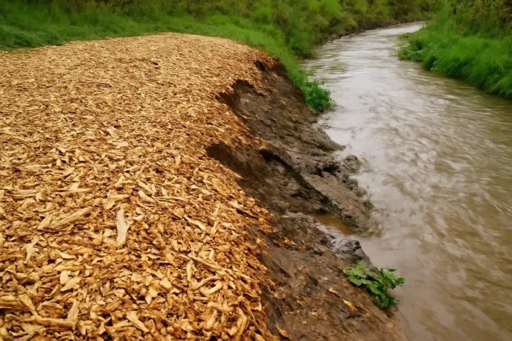 Pacciamatura naturale: una soluzione semplice contro l’erosione dopo forti piogge