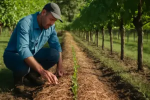 Esperienze con mulching naturale tra i filari: il beneficio concreto sulla germinazione delle colture