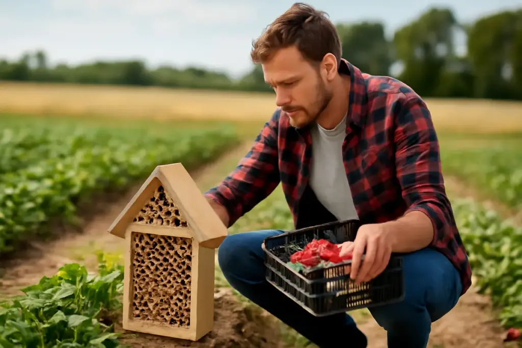Come favorire le api solitarie nei campi? Una soluzione semplice per raccolti più abbondanti