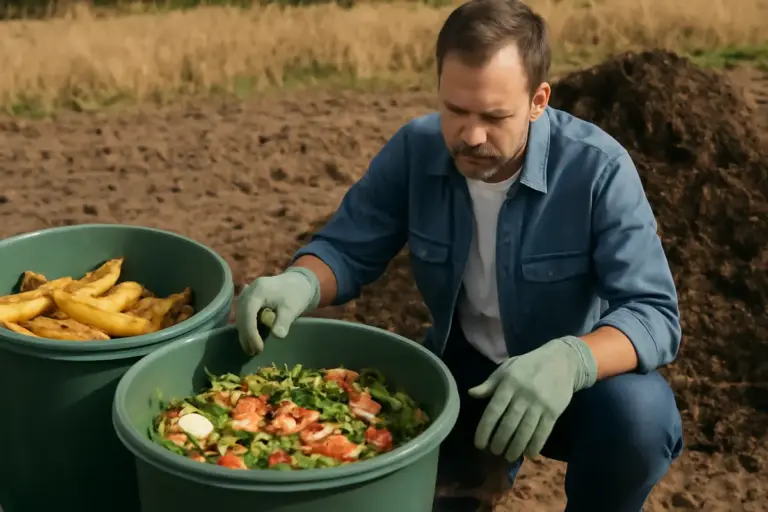 Perché separare le diverse tipologie di scarti agricoli? L’errore da cui dipende la qualità del compost