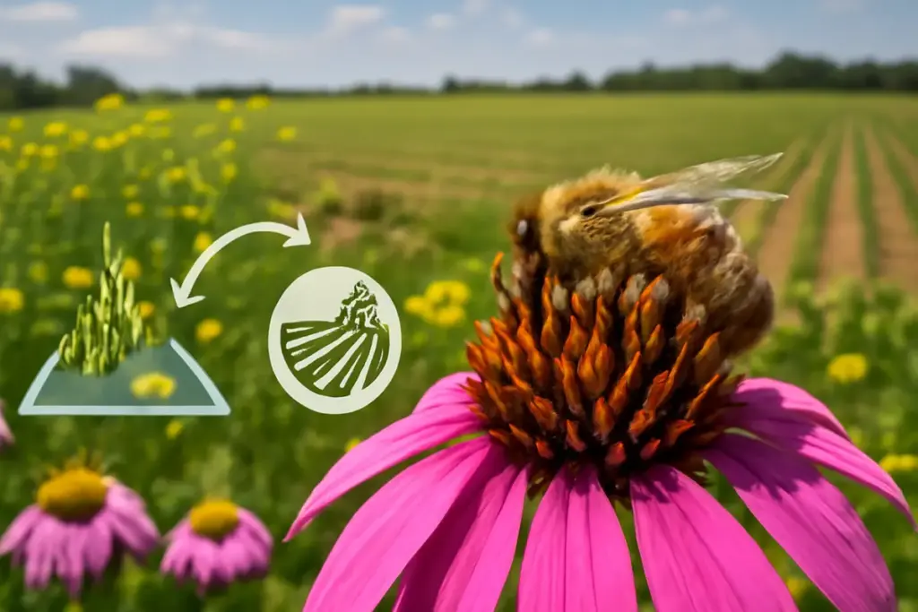 Perché mantenere zone umide in azienda agricola aiuta gli impollinatori? La spiegazione scientifica